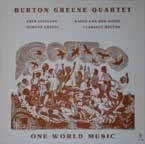 CD Shop - GREENE, BURTON -QUARTET- ONE WORLD MUSIC