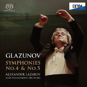CD Shop - LAZAREV, ALEXANDER/JAPAN GLAZUNOV - SYMPHONIES NO.4 & 5