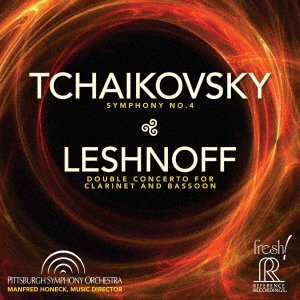 CD Shop - PITTSBURGH SYMPHONY ORCH. TCHAIKOVSKY SYM. NO.4/LESHNOFF DOUBLE CONC.