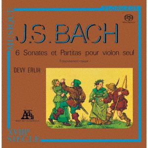 CD Shop - ERLIH, DEVY J.S.BACH: SONATAS AND PARTITAS FOR SOLO VIOLIN