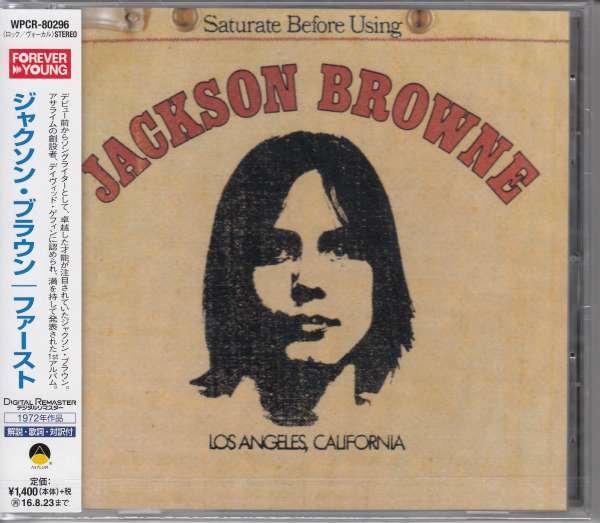 CD Shop - BROWNE, JACKSON SATURATE BEFORE USING