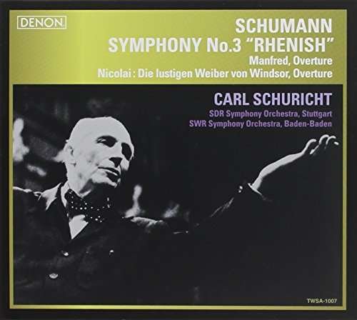 CD Shop - SCHURICHT, CARL Schumann: Symphony No.3