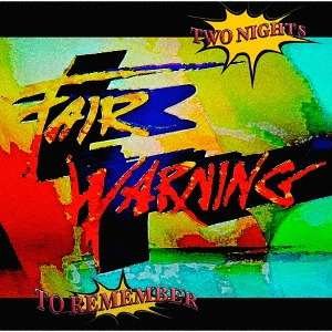 CD Shop - FAIR WARNING TWO NIGHTS TO REMEMBER