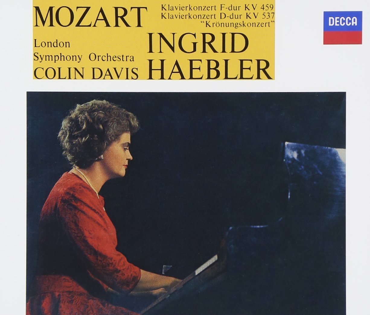 CD Shop - HAEBLER, INGRID MOZART: PIANO CONCERTO