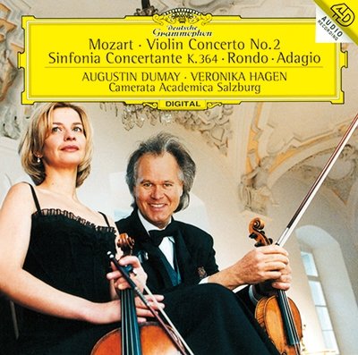 CD Shop - DUMAY, AUGUSTIN MOZART: VIOLIN CONCERTO NO.2/SINFONIA CONCERTANTE K.364