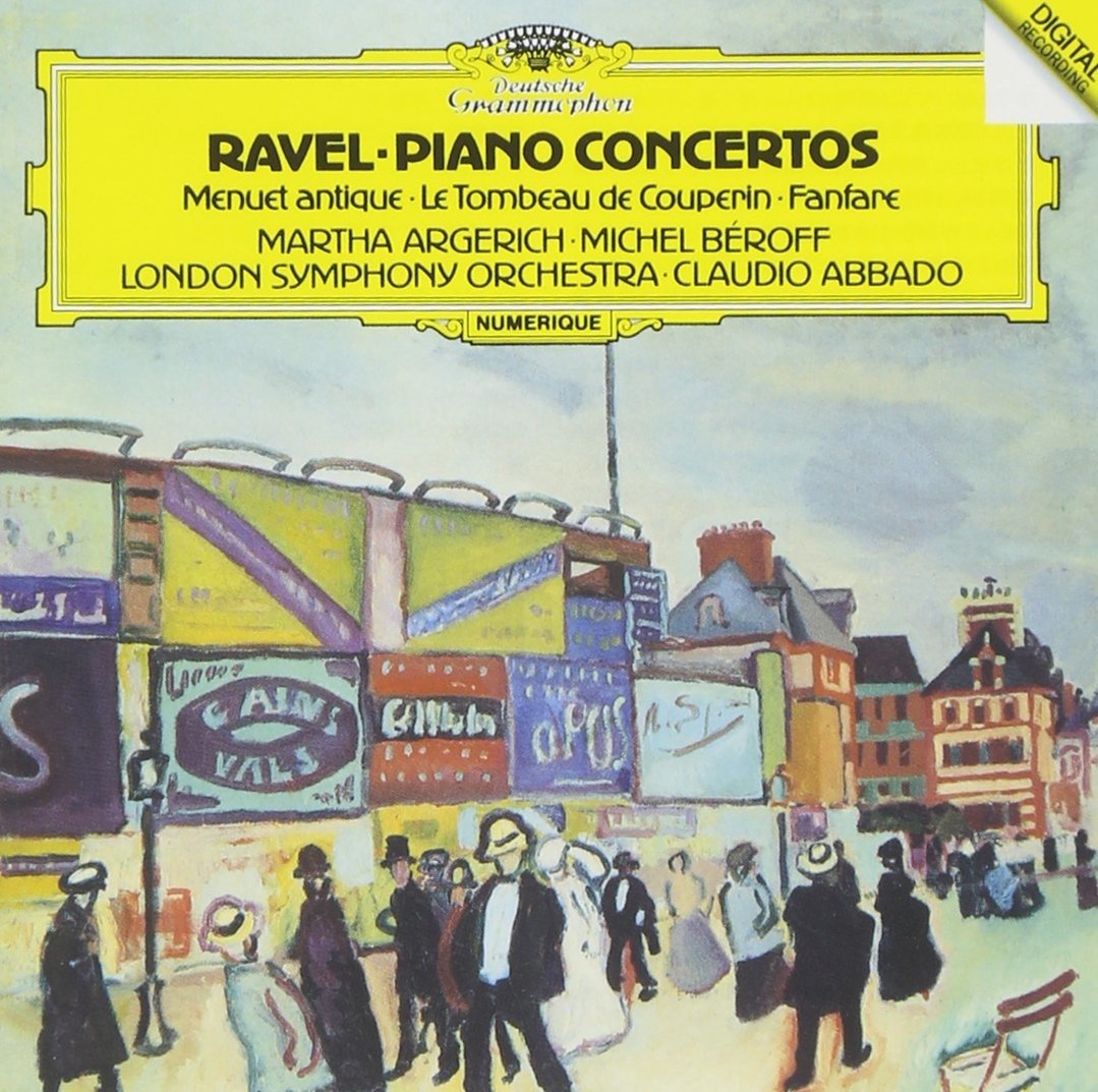 CD Shop - ARGERICH, MARTHA/CLAUDIO RAVEL: PIANO CONCERTO
