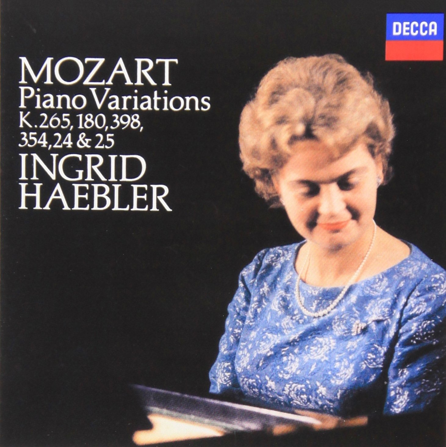 CD Shop - HAEBLER, INGRID MOZART: PIANO VARIATIONS