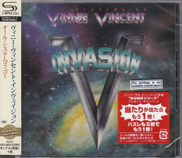 CD Shop - VINCENT, VINNIE -INVASION- ALL SYSTEMS GO