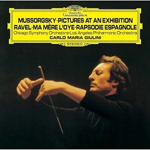 CD Shop - GIULINI, CARLO MARIA MUSSORGSKY: PICTURES AT AN EXHIBITION