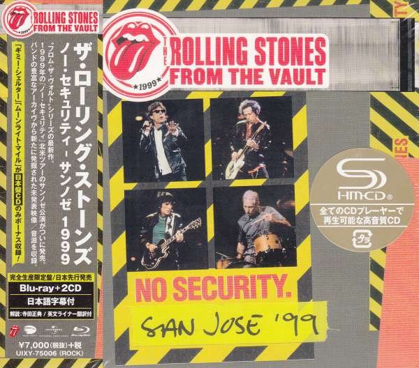 CD Shop - ROLLING STONES FROM THE VAULT: NO SECURITY (SAN JOSE\