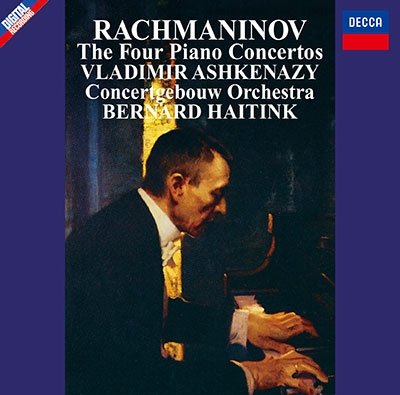 CD Shop - ASHKENAZY, VLADIMIR / BER RACHMANINOV: FOUR PIANO CONCERTOS