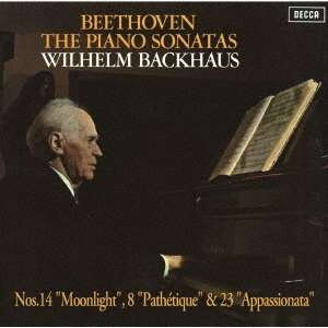 CD Shop - BACKHAUS, WILHELM BEETHOVEN: THE PIANO SONATAS NOS. 14, 8 & 23