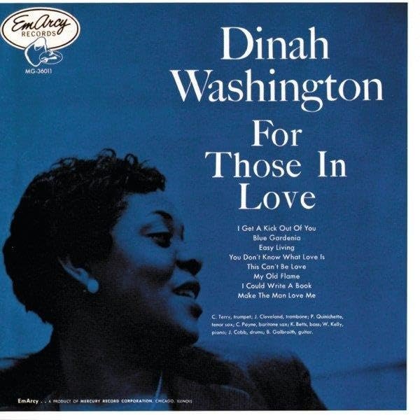 CD Shop - DINAH WASHINGTON FOR THOSE IN LOVE