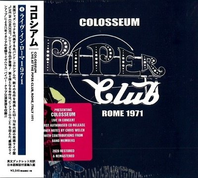CD Shop - COLOSSEUM LIVE AT PIPER CLUB, ROME, ITALY 1971