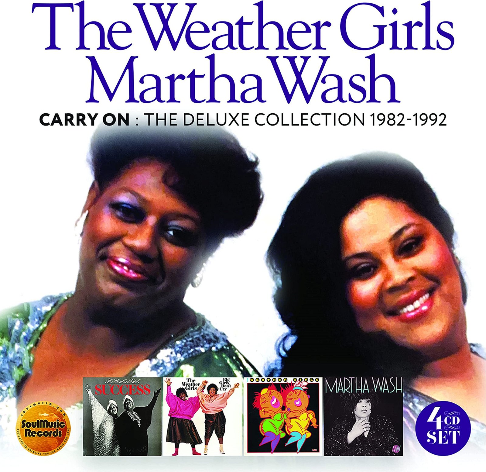CD Shop - WEATHER GIRLS/MARTHA WASH CARRY ON: THE DELUXE EDITION 1982-1992