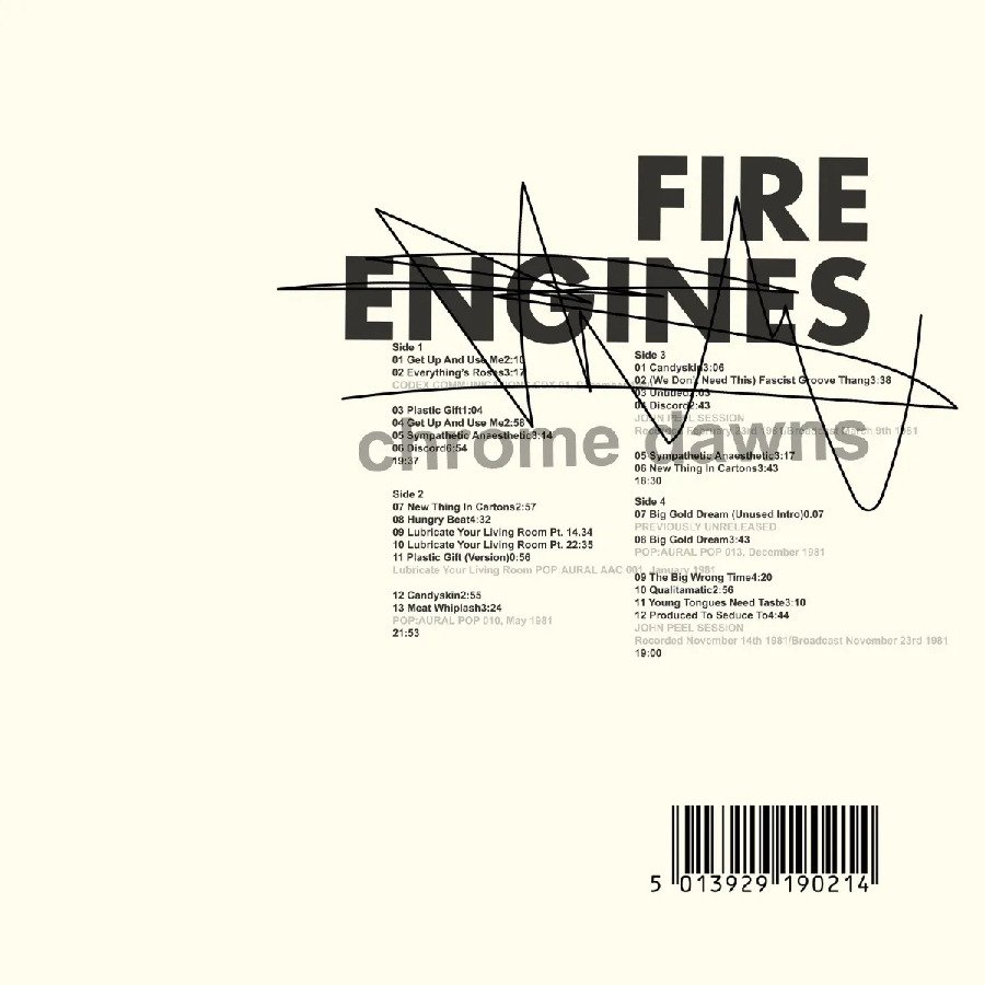CD Shop - FIRE ENGINES CHROME DAWNS