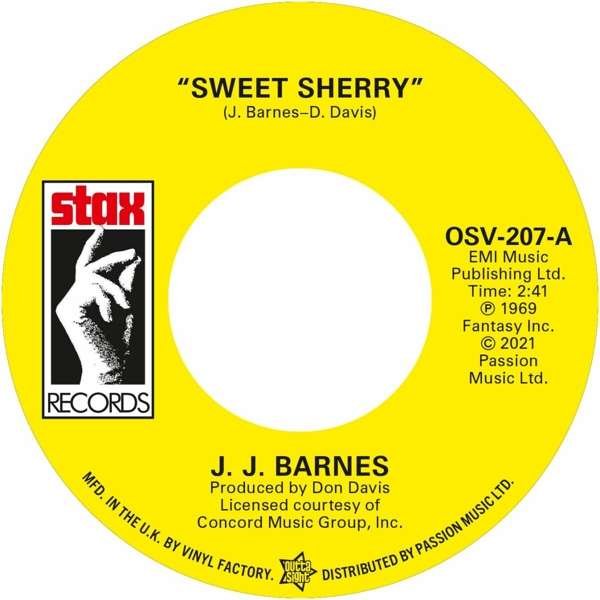 CD Shop - BARNES, J.J. SWEET SHERRY / THE WHOLE DAMN WORLD IS GOING CRAZY