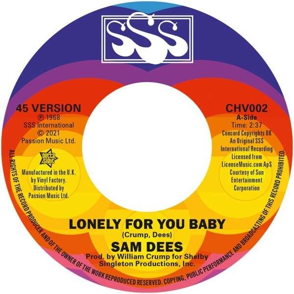 CD Shop - DEES, SAM LONELY FOR YOU BABY
