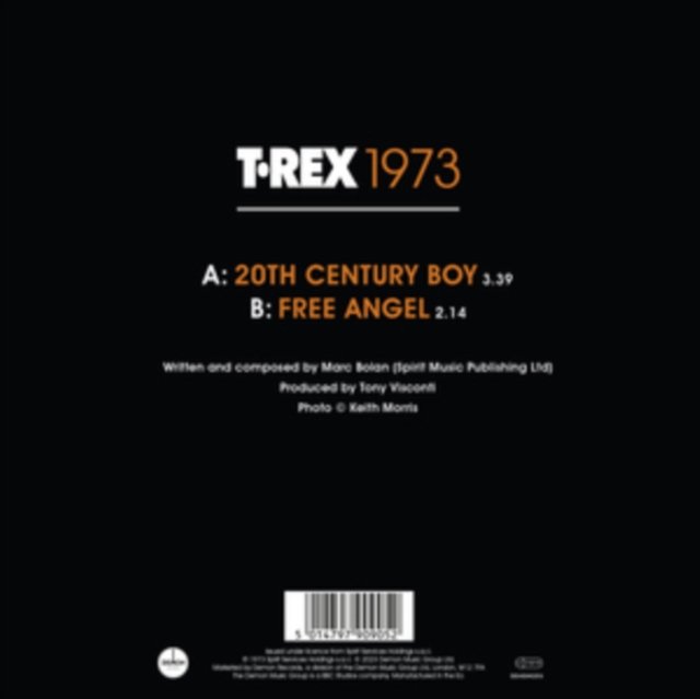 CD Shop - T. REX 20TH CENTURY BOY / FREE ANGEL