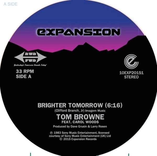 CD Shop - BROWNE, TOM BRIGHTER TOMORROW