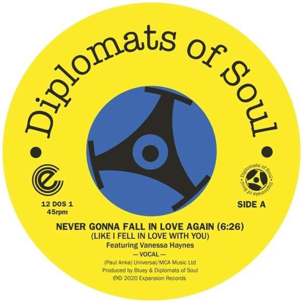 CD Shop - DIPLOMATS OF SOUL NEVER GONNA FALL IN LOVE AGAIN (LIKE I FELL IN LOVE WITH YOU)