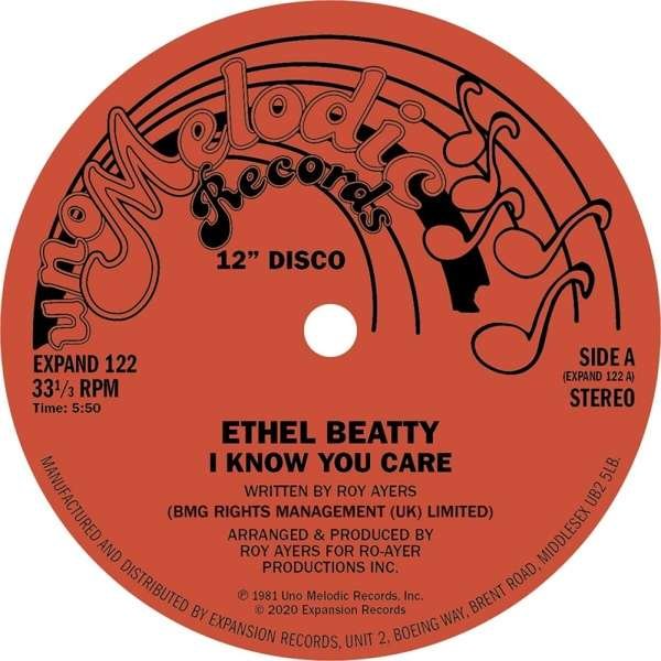 CD Shop - ETHEL BEATTY I KNOW YOU CARE / IT`S YOUR LOVE