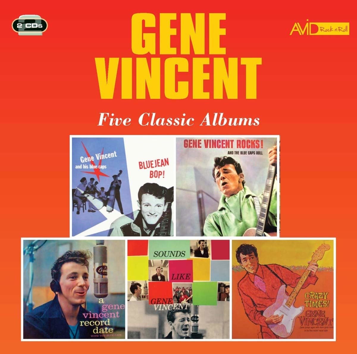 CD Shop - VINCENT, GENE FIVE CLASSIC ALBUMS