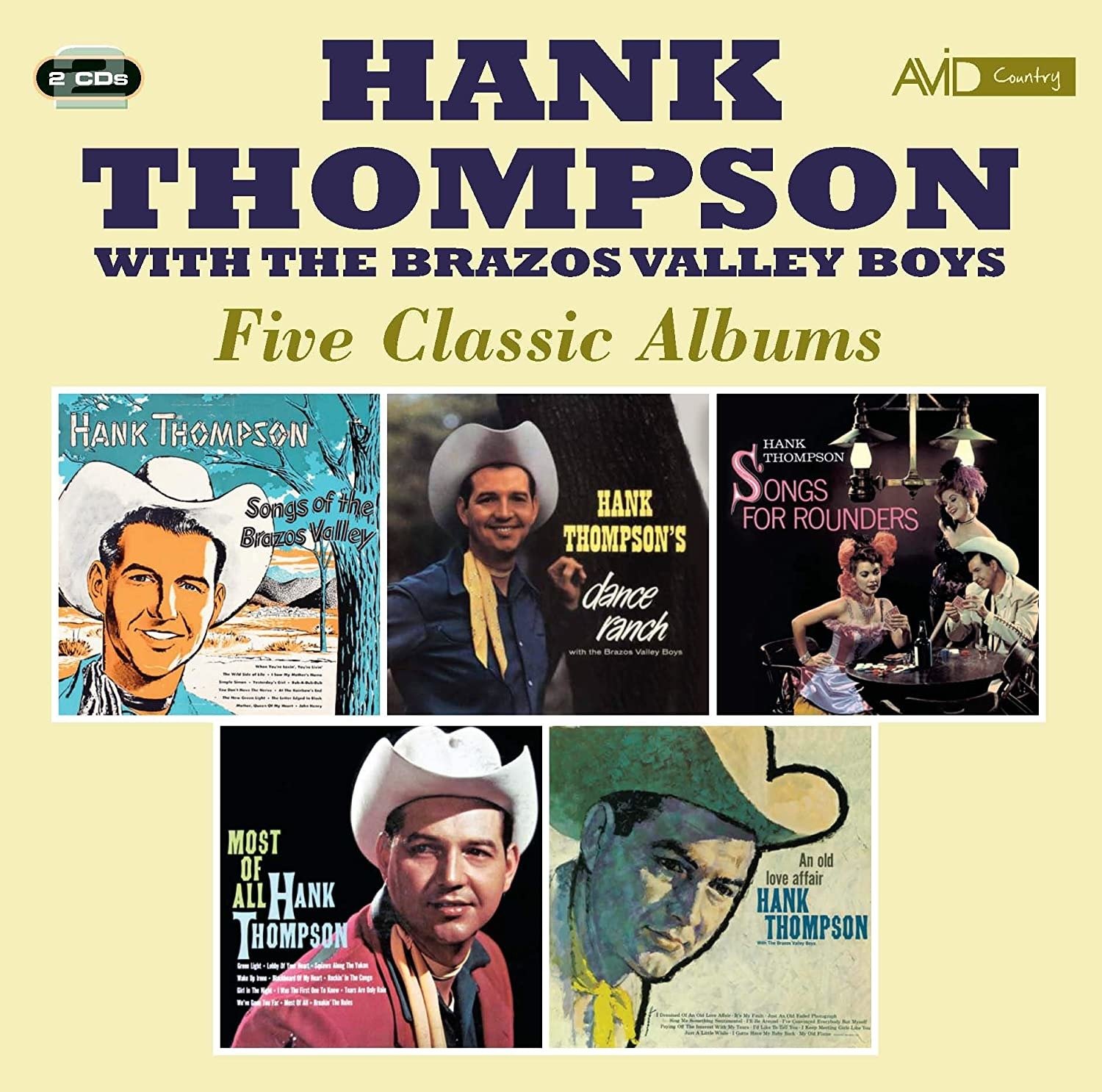 CD Shop - THOMPSON, HANK FIVE CLASSIC ALBUMS