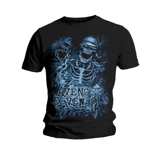 CD Shop - AVENGED SEVENFOLD =T-SHIRT= CHAINED SKELETON -XL-