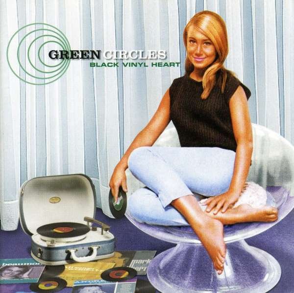 CD Shop - GREEN CIRCLES BLACK VINYL HEART