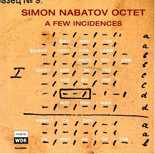 CD Shop - NABATOV, SIMON -OCTET- A FEW INCIDENCES