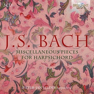 CD Shop - BELDER, PIETER-JAN J.S. BACH: MISCELLANEOUS PIECES FOR HARPSICHORD