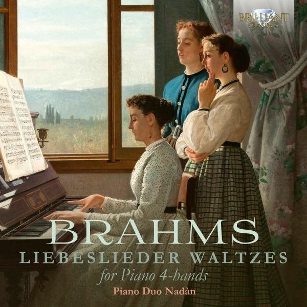 CD Shop - PIANO DUO NADAN BRAHMS: LIEBESLIEDER WALTZES FOR PIANO 4-HANDS
