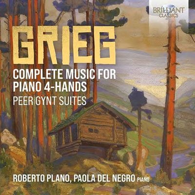 CD Shop - PLANO, ROBERTO & PAOLA DE GRIEG: COMPLETE MUSIC FOR PIANO 4-HANDS