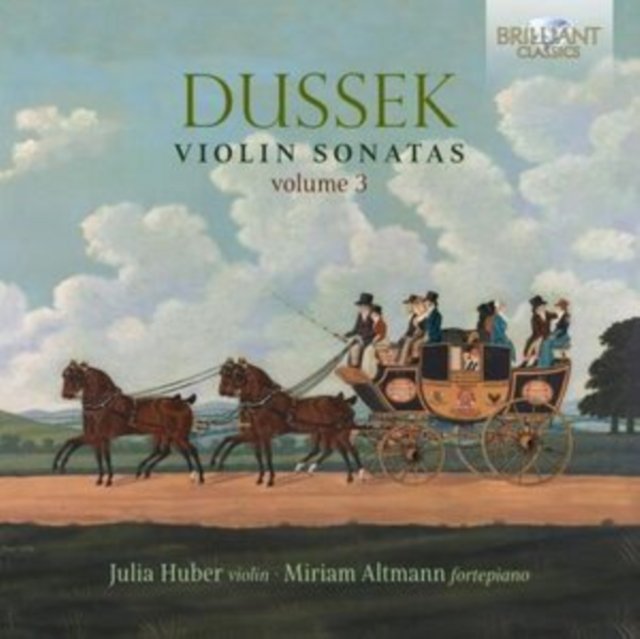 CD Shop - HUBER, JULIA / MIRIAM ALT DUSSEK: VIOLIN SONATAS VOL. 3