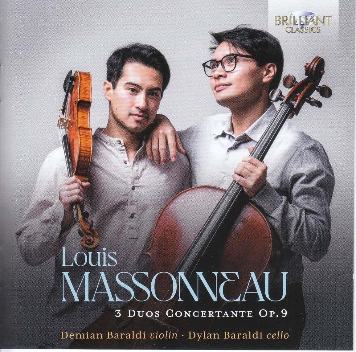 CD Shop - BARALDI, DEMIAN & DYLA... LOUIS MASSONNEAU: 3 DUOS CONCERTANTE OP. 9