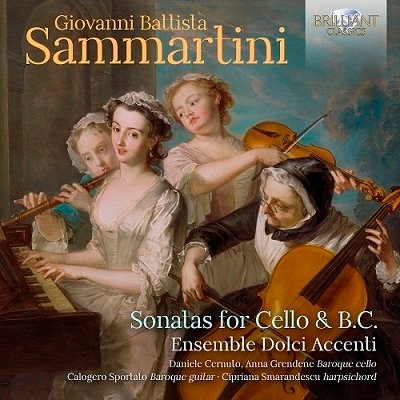 CD Shop - ENSEMBLE DOLCI ACCENTI SAMMARTINI: SONATAS FOR CELLO & B.C.
