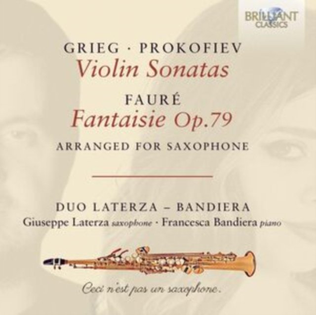 CD Shop - DUO LATERZA - BANDIERA GRIEG/PROKOFIEV/FAURE: VIOLIN SONATAS/FANTASIE OP. 79