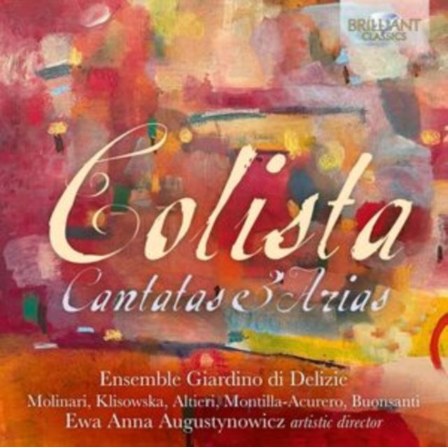 CD Shop - ENSEMBLE GIARDINO DI D... LELIO COLISTA: CANTATAS & ARIAS