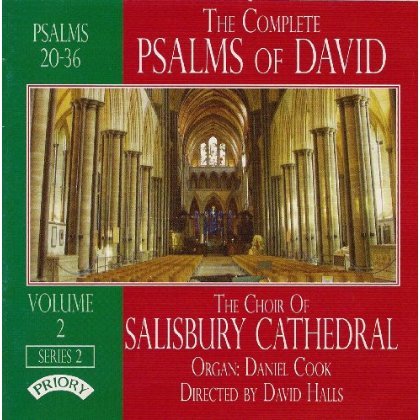 CD Shop - CHOIR OF SALISBURY CATHED COMPLETE PSALMS OF DAVID:20-36