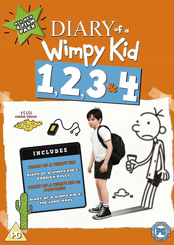 CD Shop - MOVIE DIARY OF A WIMPY KID 1-4