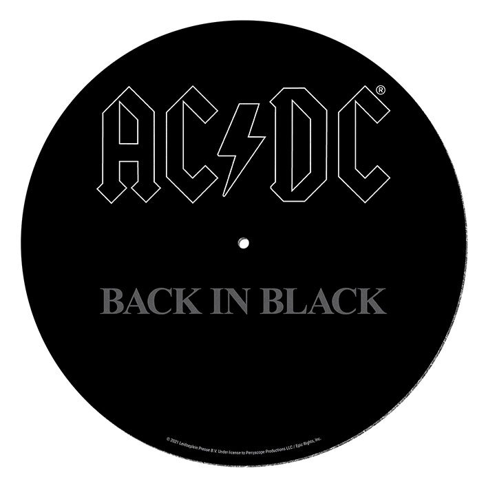 CD Shop - AC/DC =SLIPMAT= BACK TO BLACK