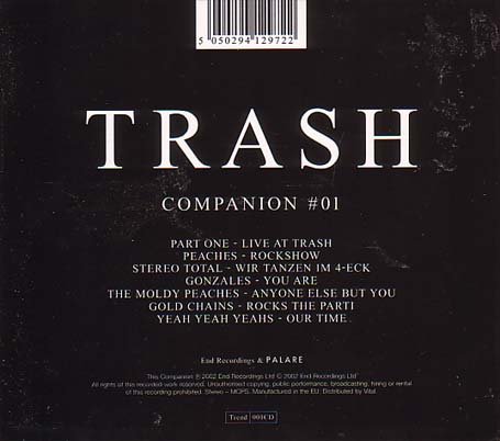 CD Shop - V/A TRASH COMPANION 1 -7TR-