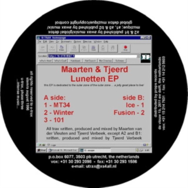 CD Shop - MAARTEN & TJEERD LUNETTEN EP