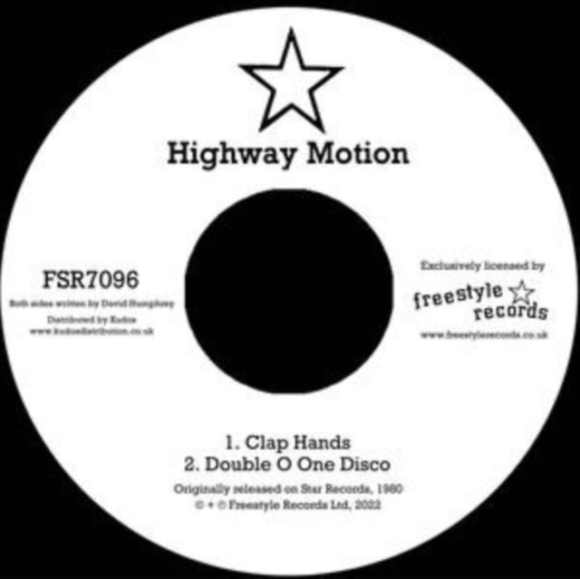 CD Shop - HIGHWAY MOTION CLAP HANDS / DOUBLE O ONE DISCO