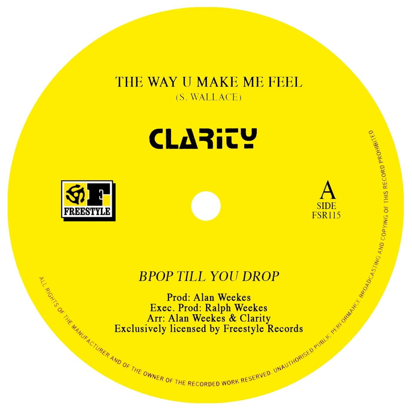 CD Shop - CLARITY WAY U MAKE ME FEEL