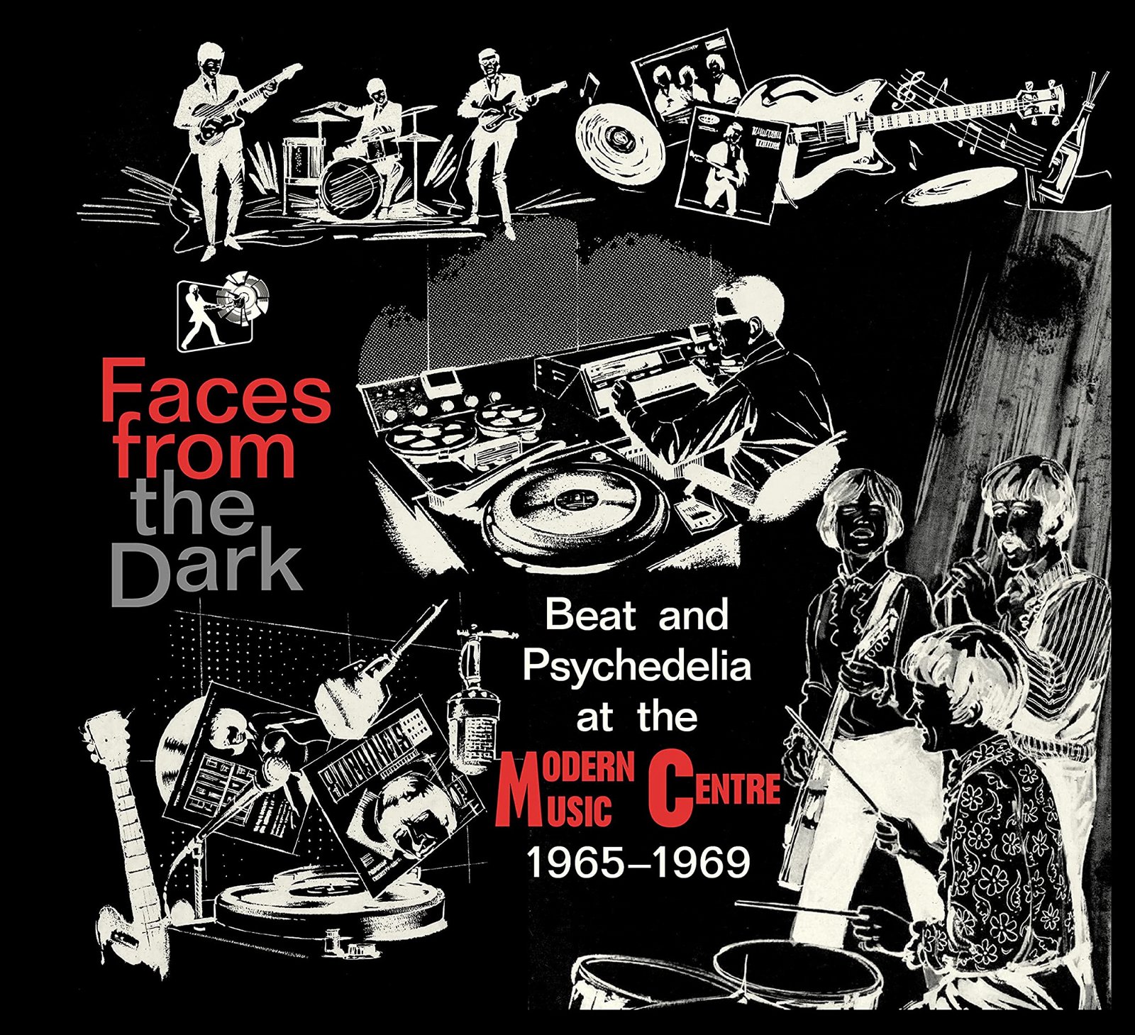 CD Shop - FACES FROM THE DARK BEAT AND PSYCHEDELIA FROM THE MODERN MUSIC CENTRE 1965 - 1969