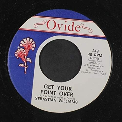 CD Shop - WILLIAMS, SEBASTIAN 7-GET YOUR POINT OVER/I DONT CARE WHA