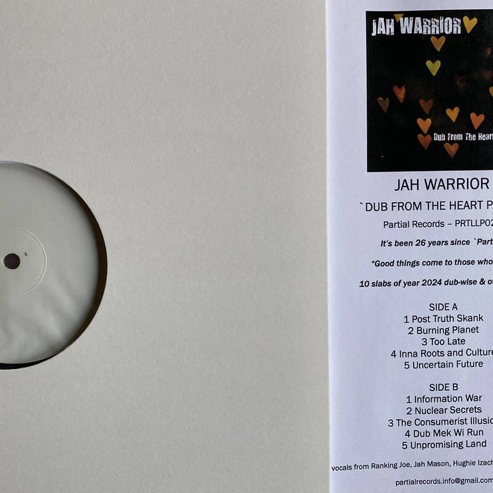 CD Shop - JAH WARRIOR DUB FROM THE HEART PART 3