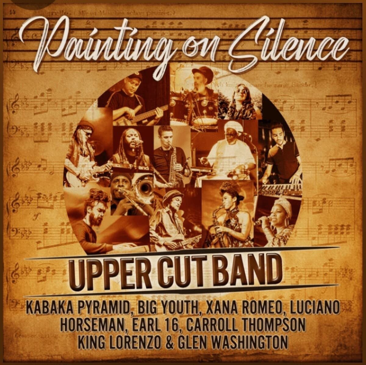 CD Shop - UPPERCUT BAND FT. VARIOUS PAINTING ON SILENCE